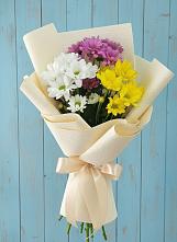 Букет цветов из:  Хризантемы в Молодежном Республики Крым