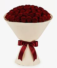 Букет 101 Бордовая роза Блэк Бакарра в Молодежном Республики Крым