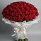 Букет 101 Красная роза Блэк Мэджик в Молодежном Республики Крым