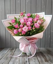 Букет Розовый кустик #REPLACE_PRED# Молодежном Республики Крым
