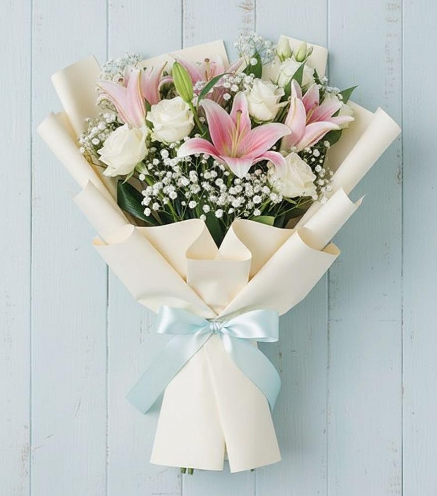 Букет цветов из: Лилии в Молодежном Республики Крым