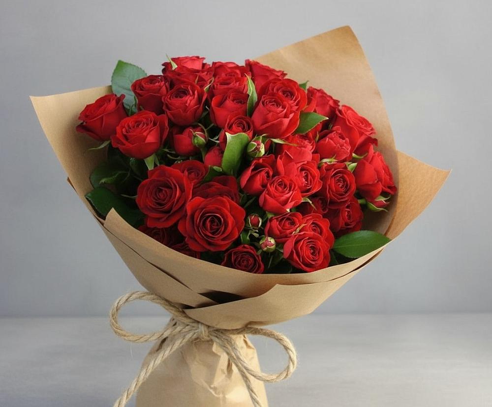 Букет Любовный роман в Молодежном Республики Крым