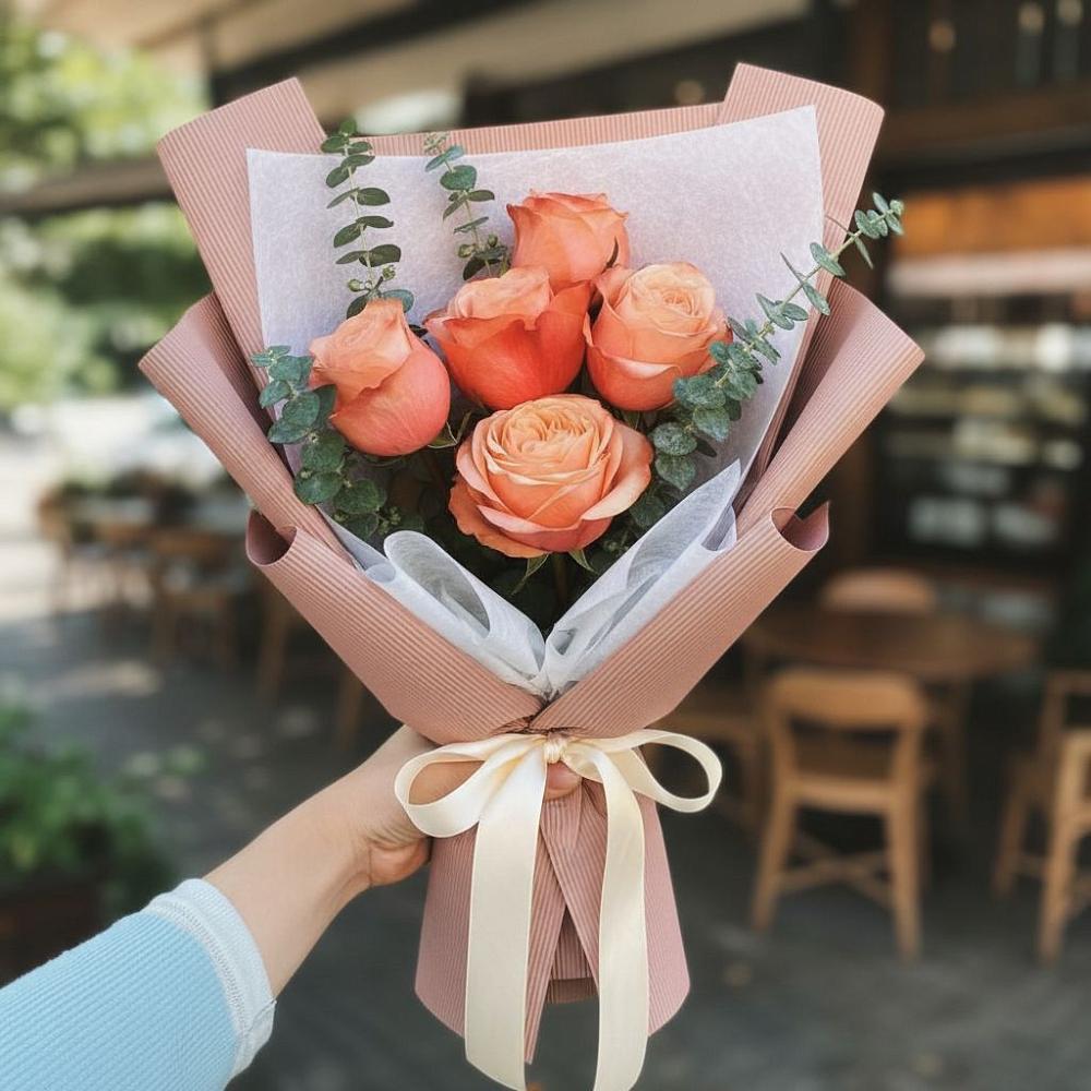 Букет цветов из: Розы в Молодежном Республики Крым