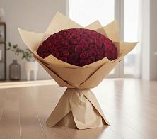 Букет 101 Красная роза #REPLACE_PRED# Молодежном Республики Крым