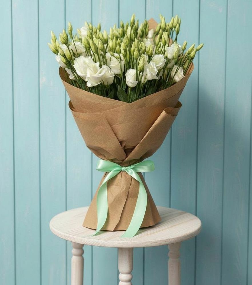 Букет цветов из: Лизиантусы в Молодежном Республики Крым