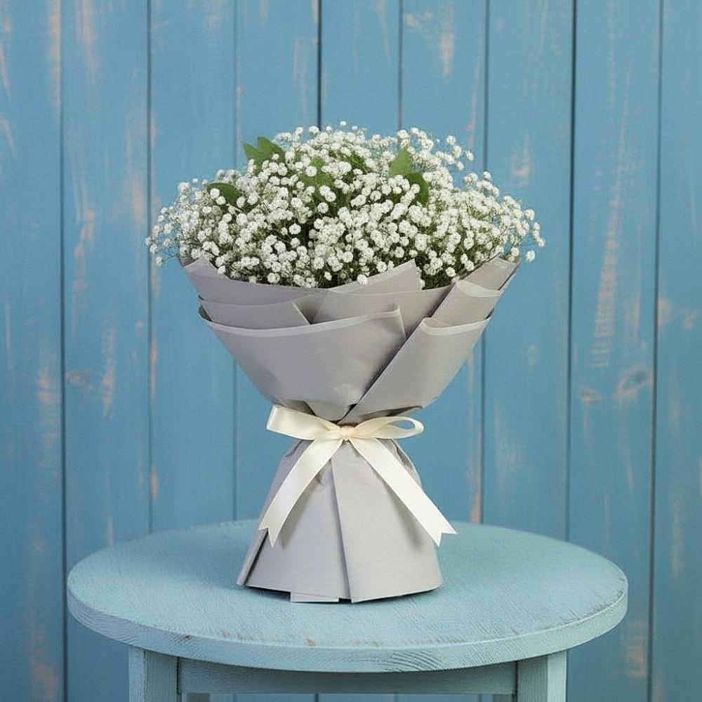 Букет цветов из: Гипсофила в Молодежном Республики Крым