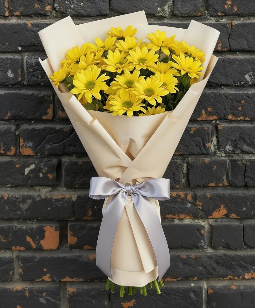 Букет цветов из: Хризантемы в Молодежном Республики Крым