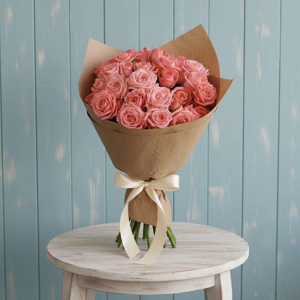 Букет цветов из: Розы в Молодежном Республики Крым