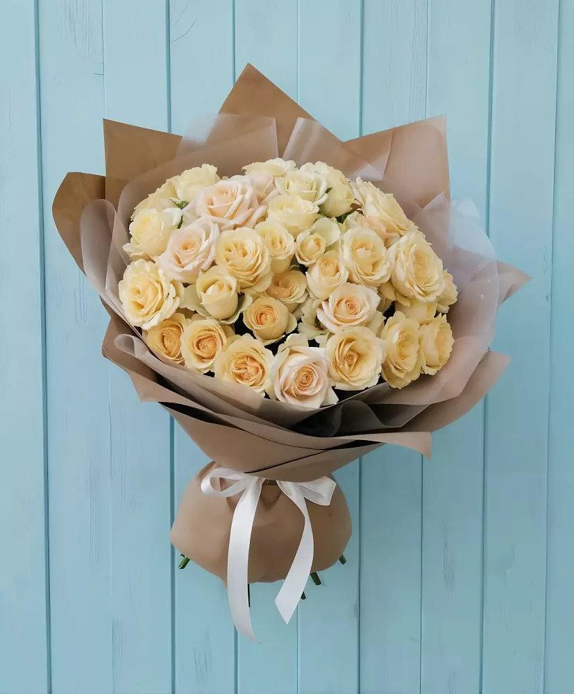 Букет Кремовое облако в Молодежном Республики Крым